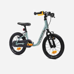 Kids' 3-5 Years 2-in-1 14 Inch Balance Bike Discover 900 - Green