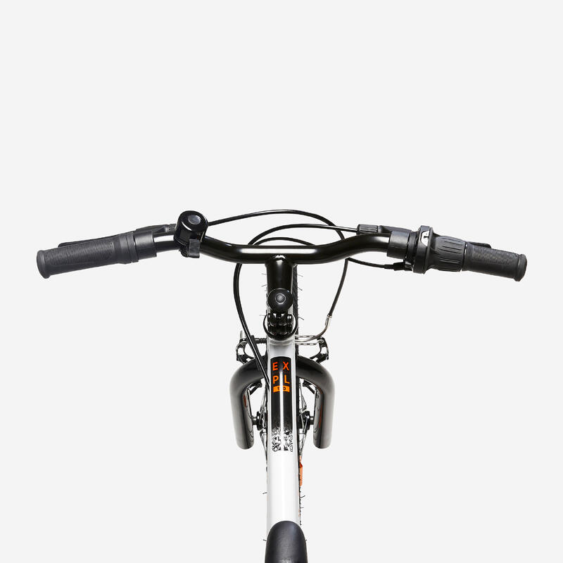 Bicicleta niños 20 Pulgadas MTB Rockrider ST 120 Blanco Naranja 6- 9 Años