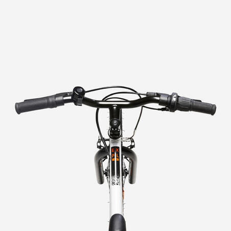 Велосипед гірський ST 120 для дітей від 6 до 9 років 20" білий/оранжевий