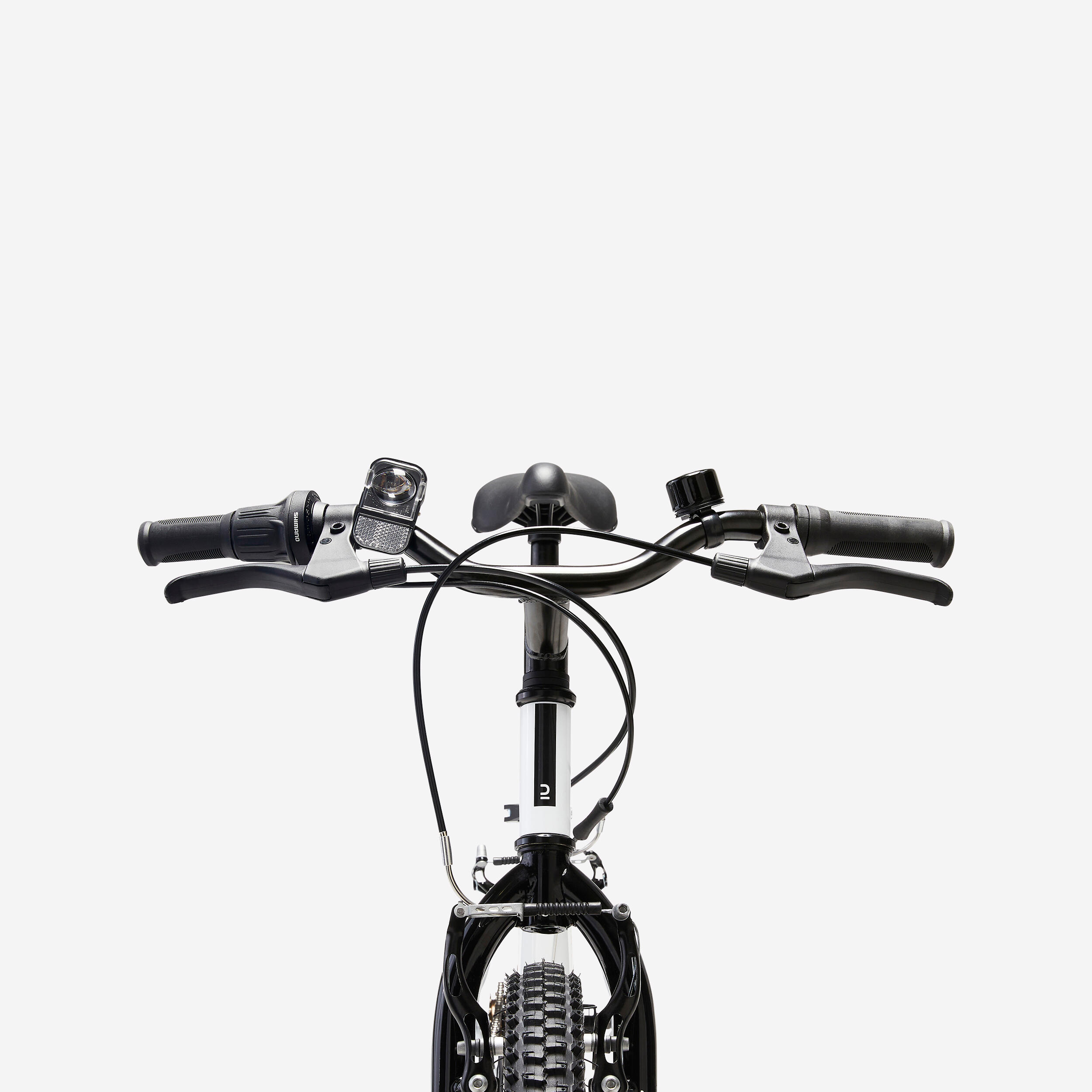 ROCKRIDER Detský horský bicykel ST 120 20-palcový 6-9 rokov bielo-oranžový 20" · záber 7