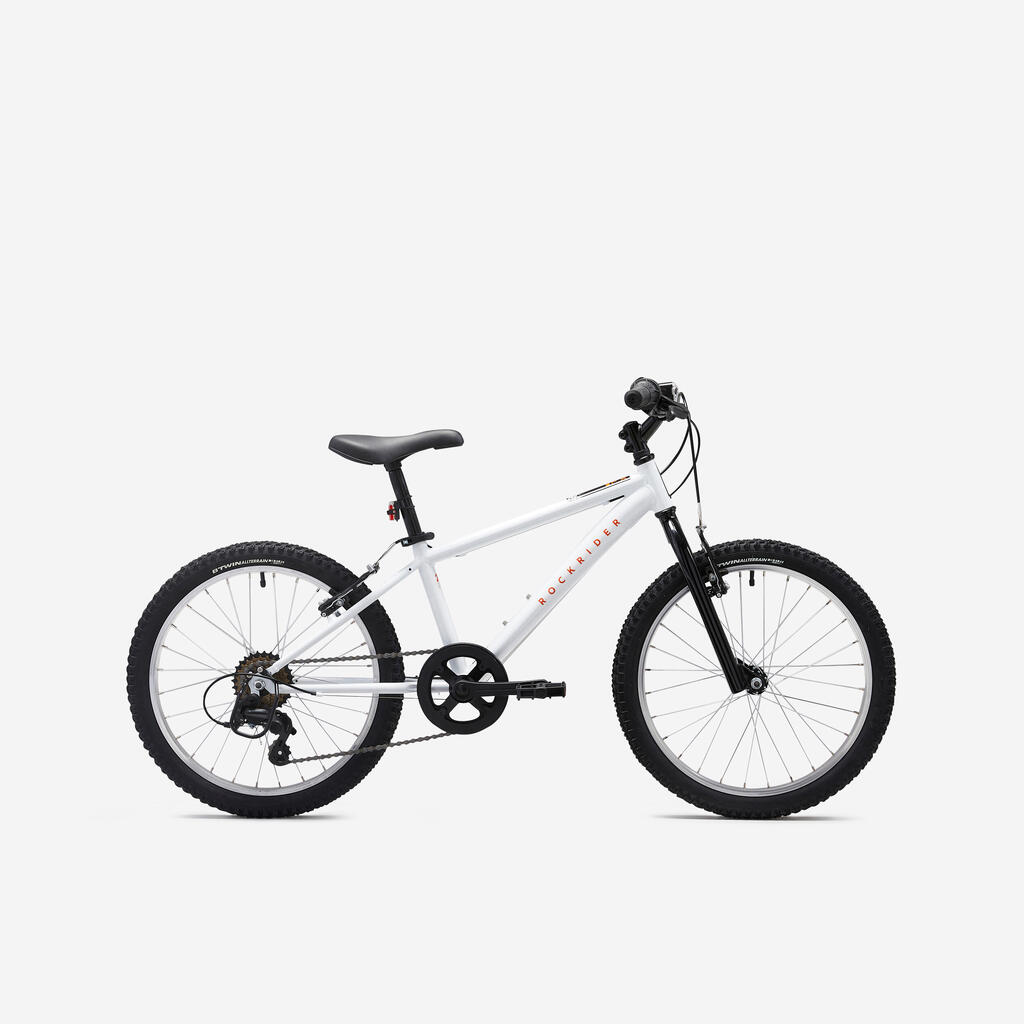 Vaikiškas kalnų dviratis „Expl 120“, 20 col., 6–9 m., baltas