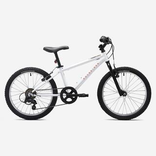 ROCKRIDER Bici Mtb bambino 6-9 anni ST 120 bianco-arancione 20" pollici