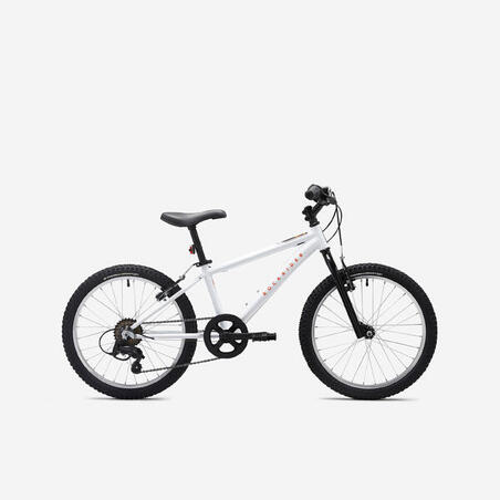 Велосипед гірський ST 120 для дітей від 6 до 9 років 20" білий/оранжевий