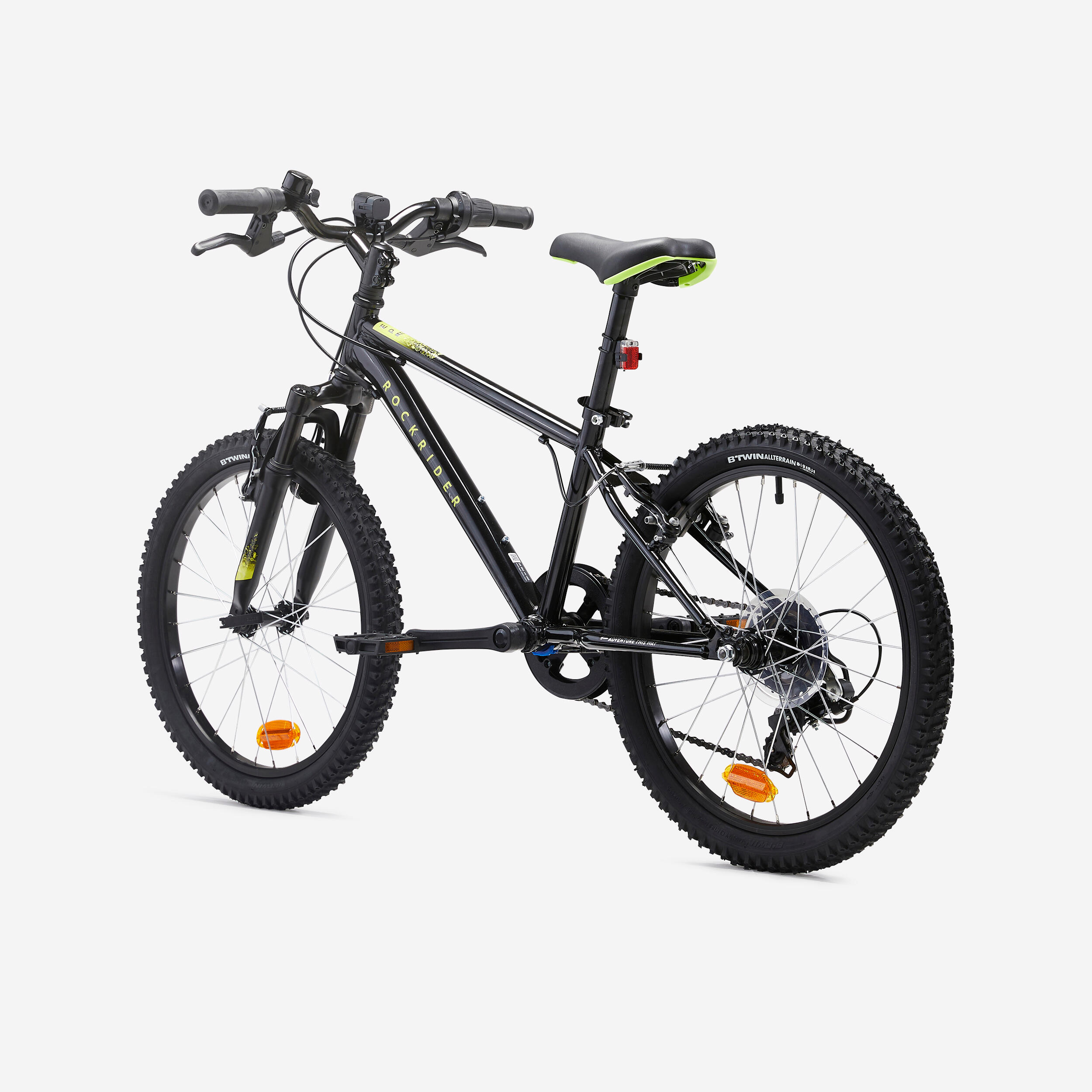 Kids' 20-Inch Mountain Bike Explore 500 Ages 6-9 - Black 3/13