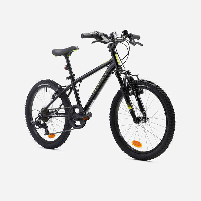 Bicicleta niños 20 Pulgadas MTB Rockrider ST 500 6-9 Años Negro