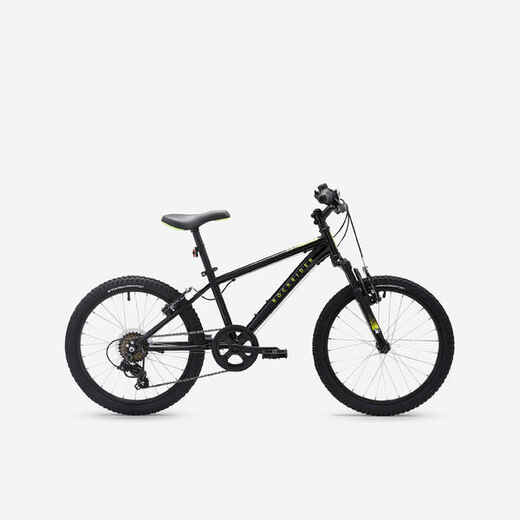 
      Kids' 20-Inch Mountain Bike Explore 500 Ages 6-9 - Black
  