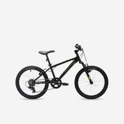 Mountainbike voor kinderen Rockrider Explore 500 20 inch 6-9 jaar zwart