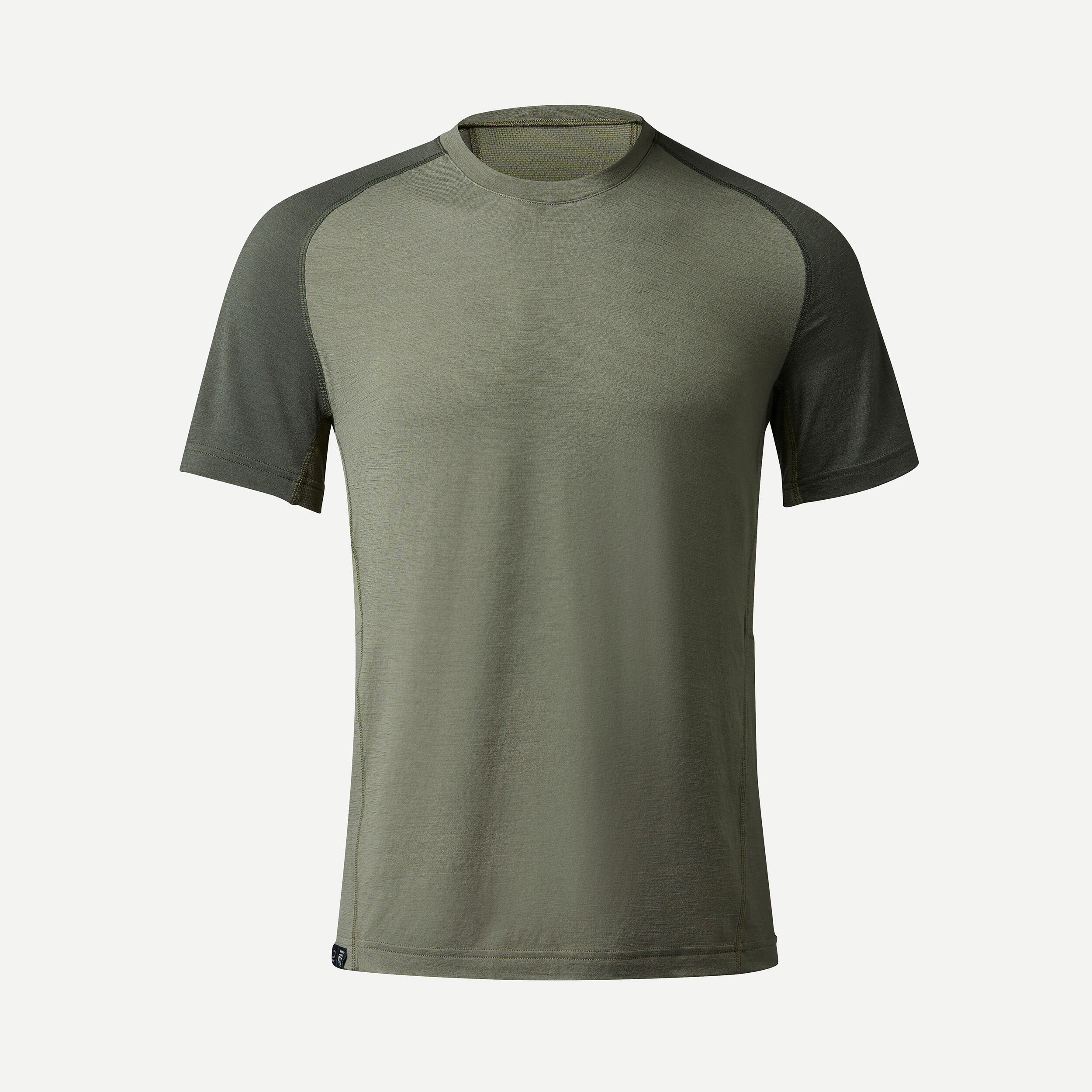 Men's Short-sleeved Merino Wool Trekking T-shirt MT500 6/7