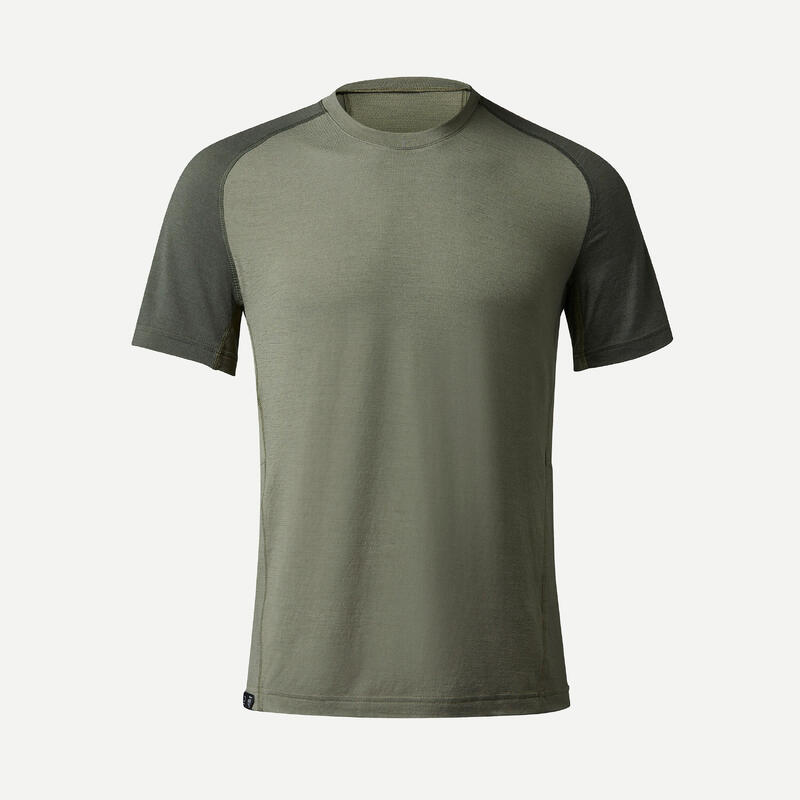 Merinoshirt Herren kurzarm - MT500 khaki