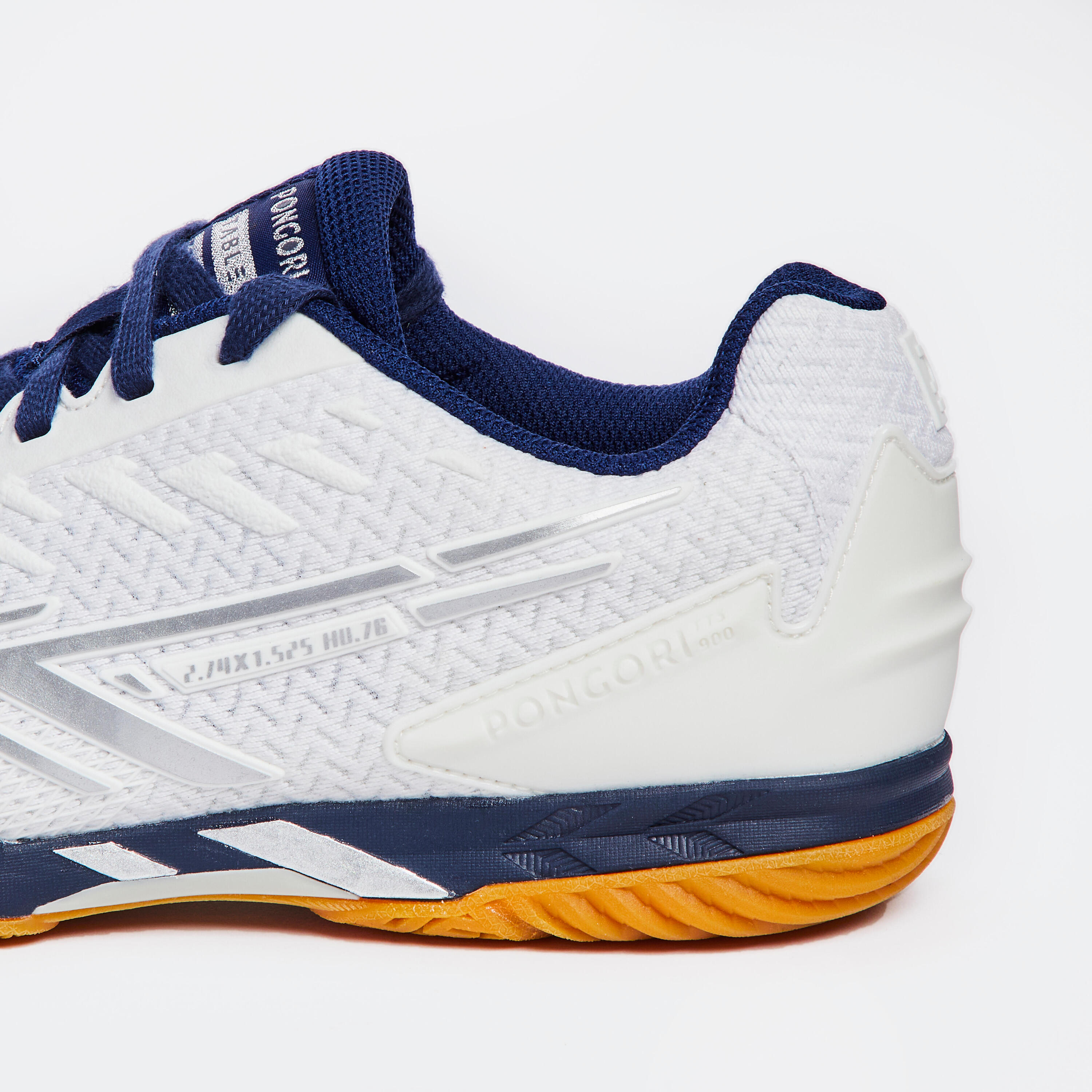 Tischtennisschuhe - TTS 900 weiss/silber 7/8