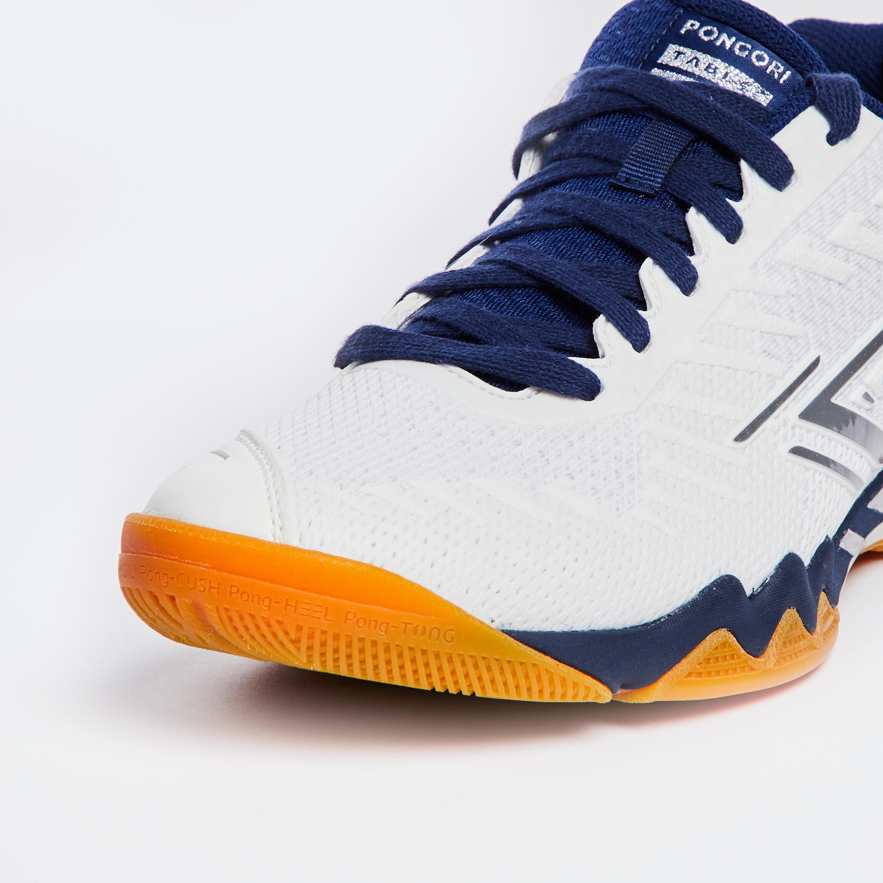 Tischtennisschuhe - TTS 900 weiss/silber 6/8