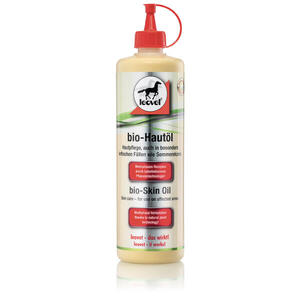 Aceite biológico equitación LEOVET caballo y poni 500 ml para la piel