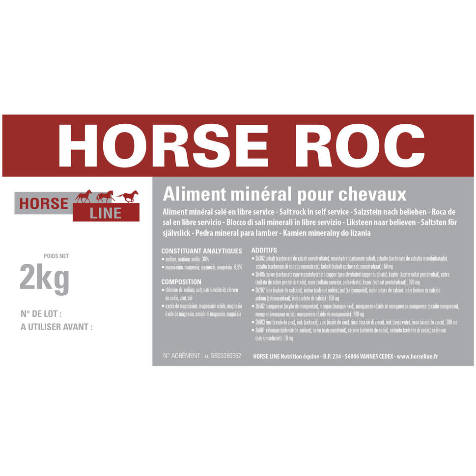 Lizawka solna Horse Roc z oligoelementami dla koni 2 kg thumbnail