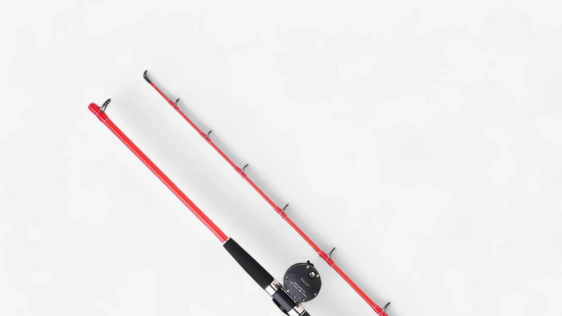 Conjunto pesca de arrastre Daiwa Sensor Trolling 30 Lb