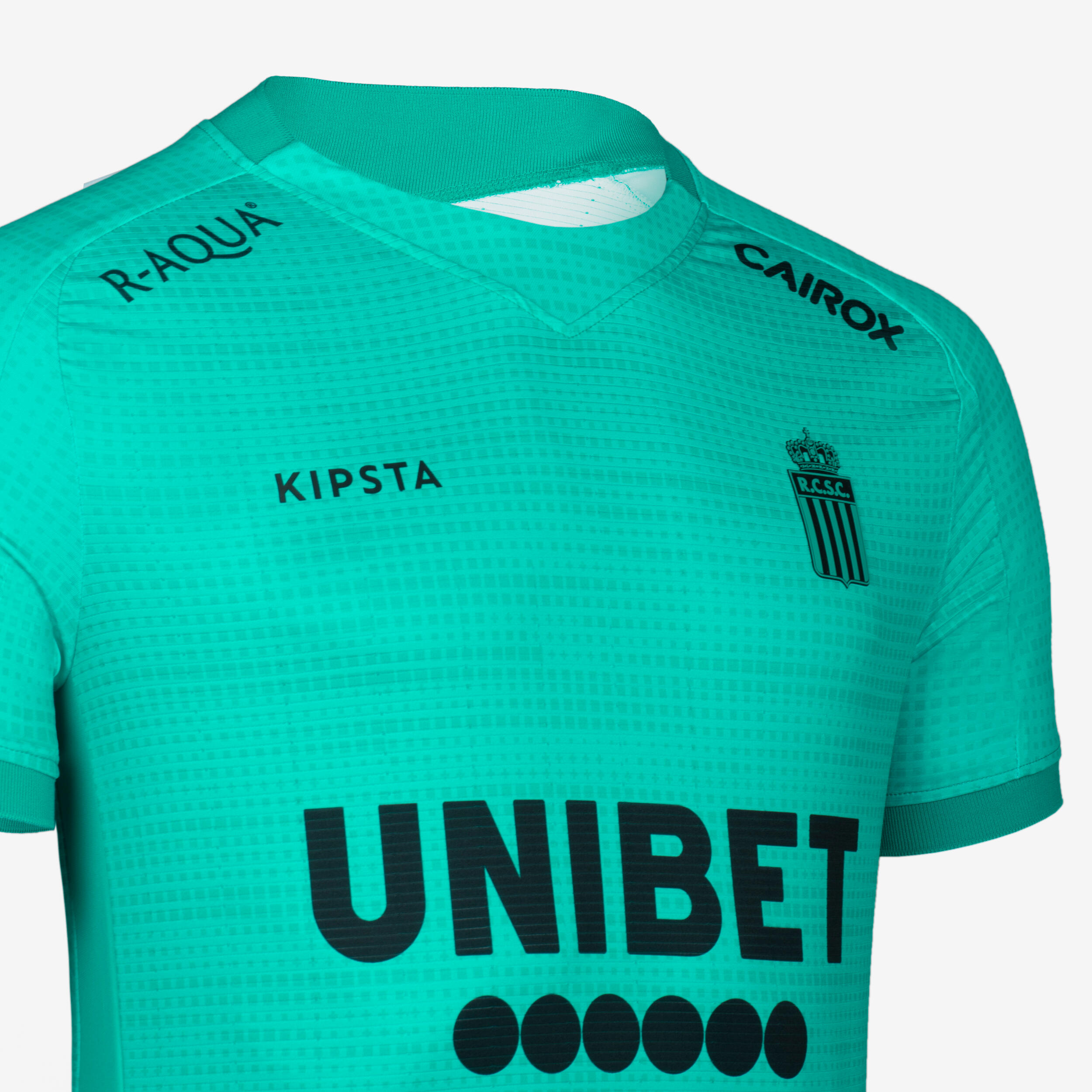 MAILLOT DE FOOTBALL AUTHENTIQUE CHARLEROI GARDIEN  23/24 VERT MENTHE 3/8