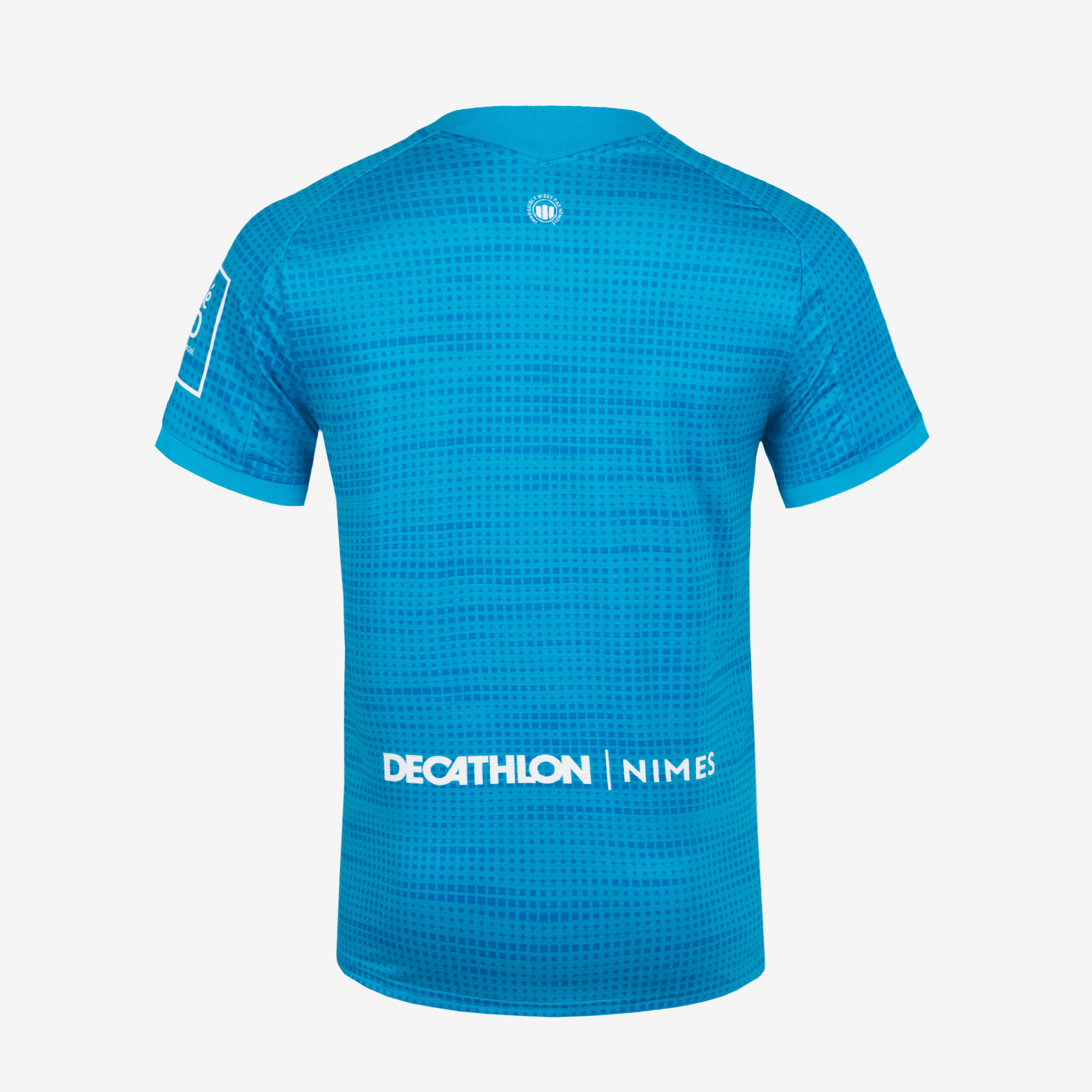 Authentiek voetbalshirt Nîmes Olympique 23/24 keeper blauw 7/7