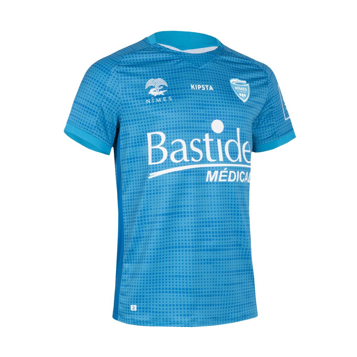 MAILLOT DE FOOTBALL AUTHENTIQUE NIMES OLYMPIQUE 23/24 GARDIEN BLEU