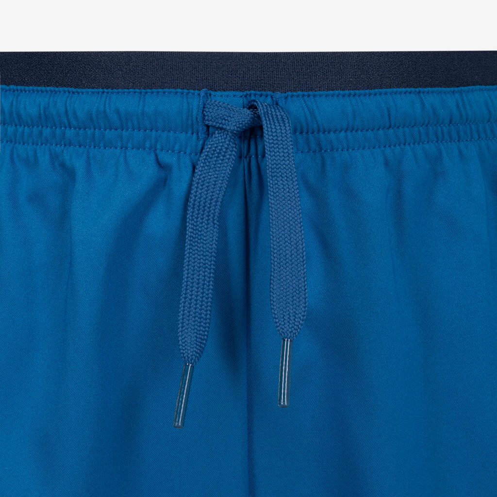 Kinder Fussball Shorts - marineblau/orange