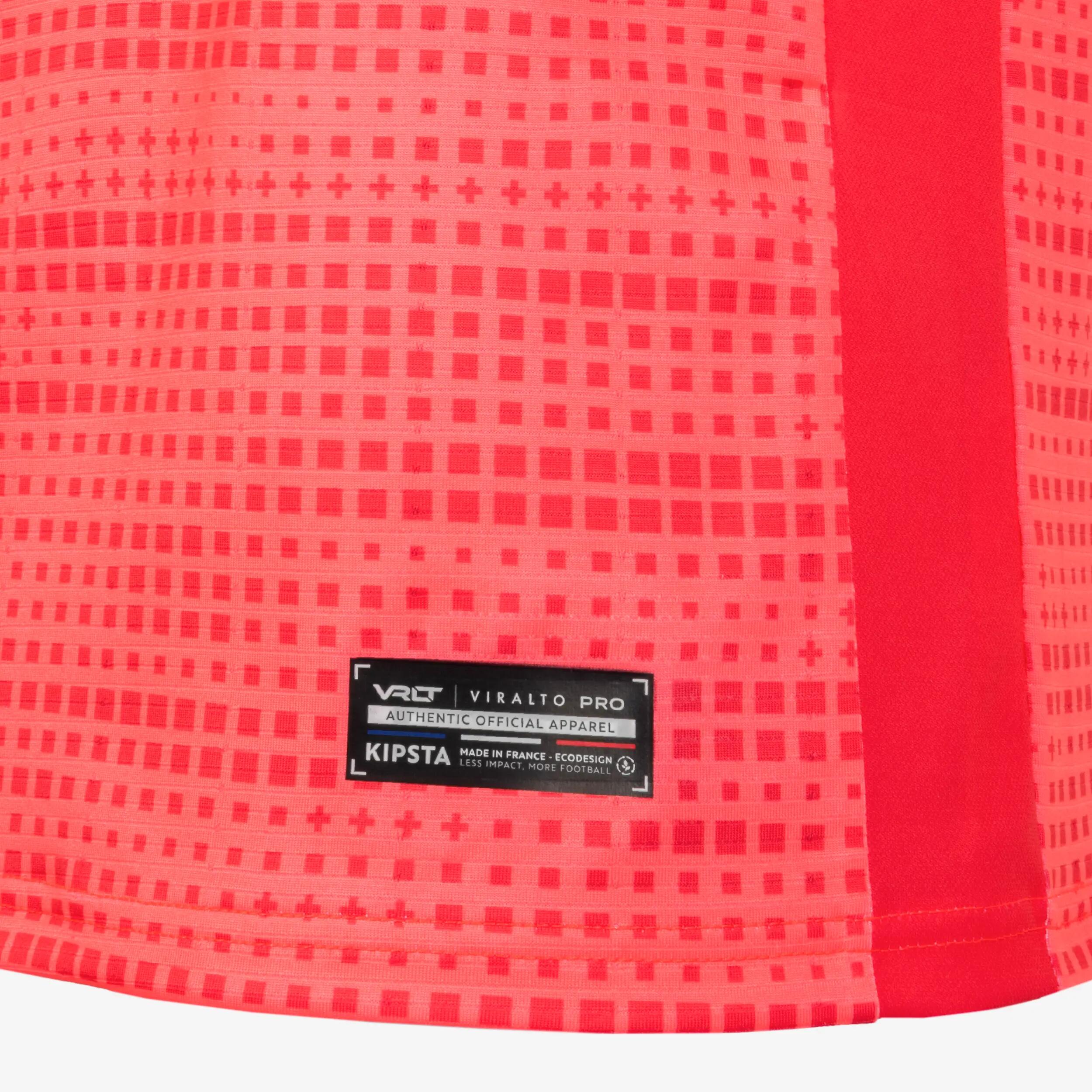 MAILLOT DE FOOTBALL AUTHENTIQUE NIMES OLYMPIQUE 23/24 GARDIEN ROSE FLUO 7/8
