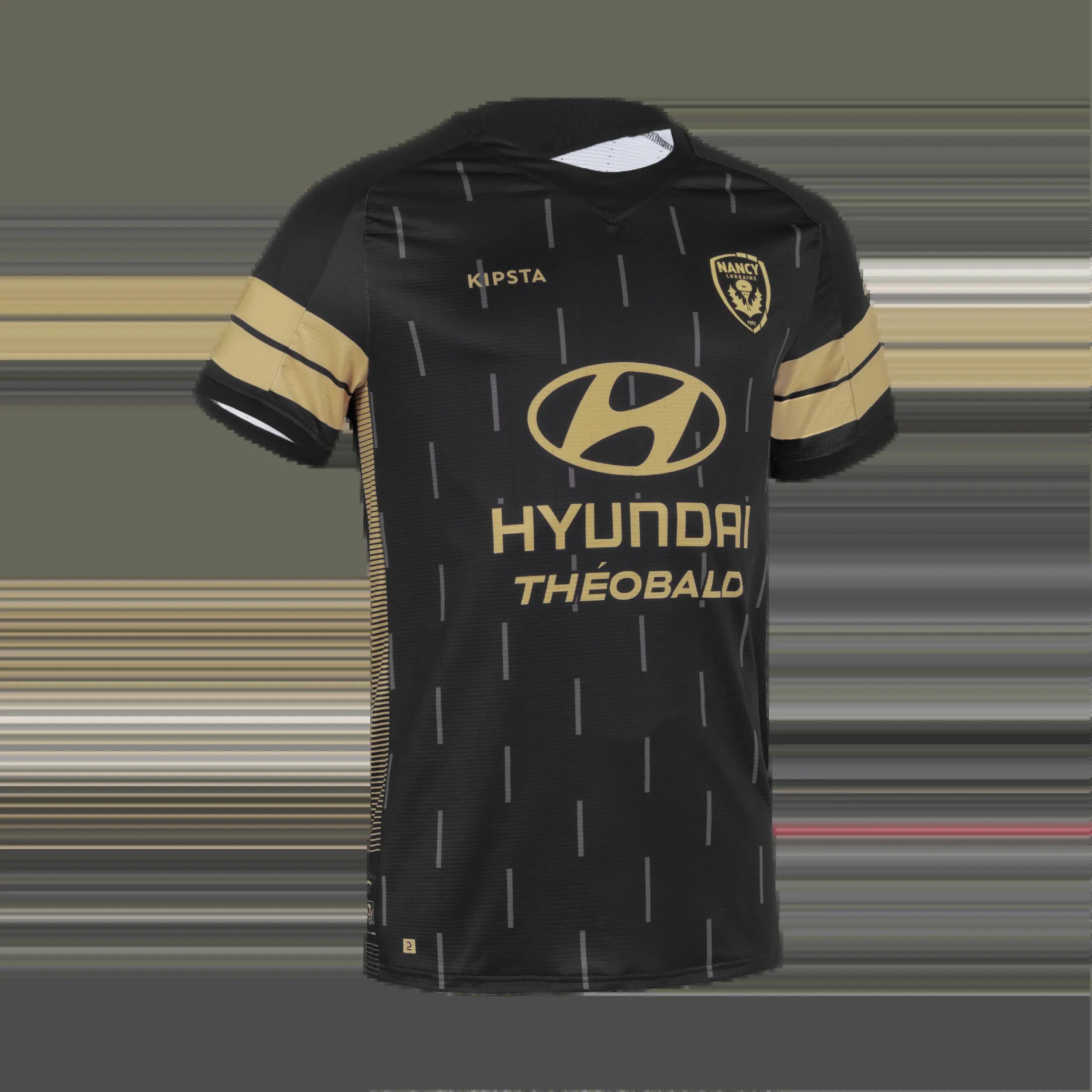 Authentiek voetbalshirt AS Nancy Lorraine 23/24 uit zwart oker 2/8