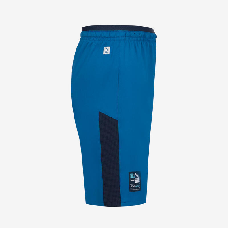 Kinder Fussball Shorts blau/marineblau