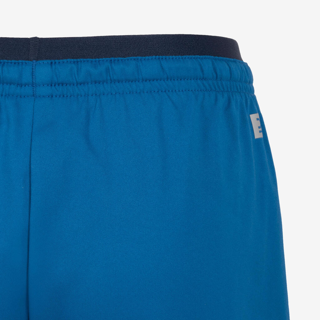 Kinder Fussball Shorts - marineblau/orange