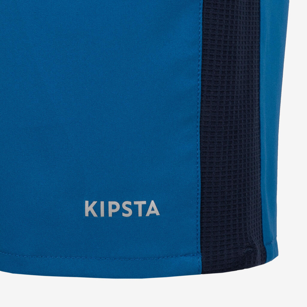 Kinder Fussball Shorts - marineblau/orange