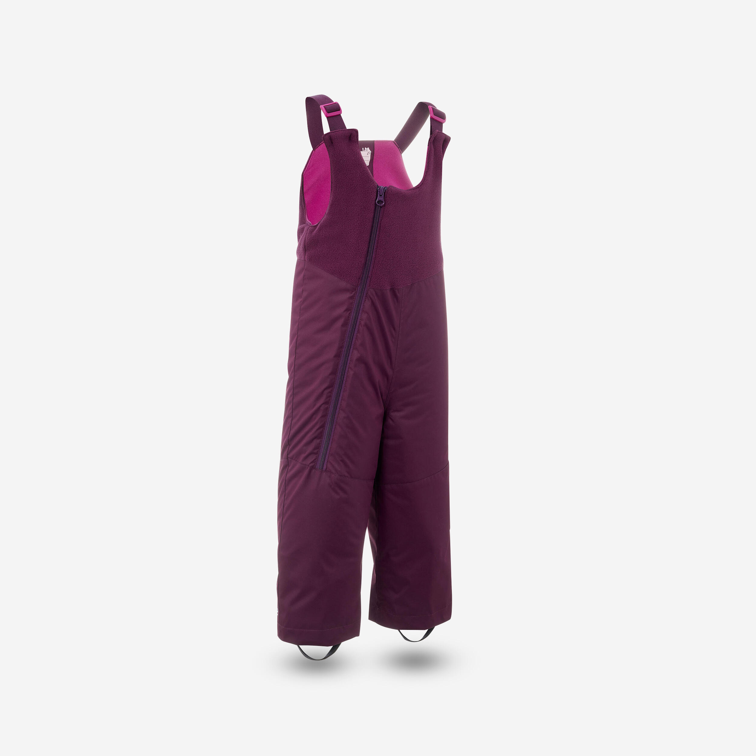 salopette ski bébé chaude - 500 warm - violette - wedze