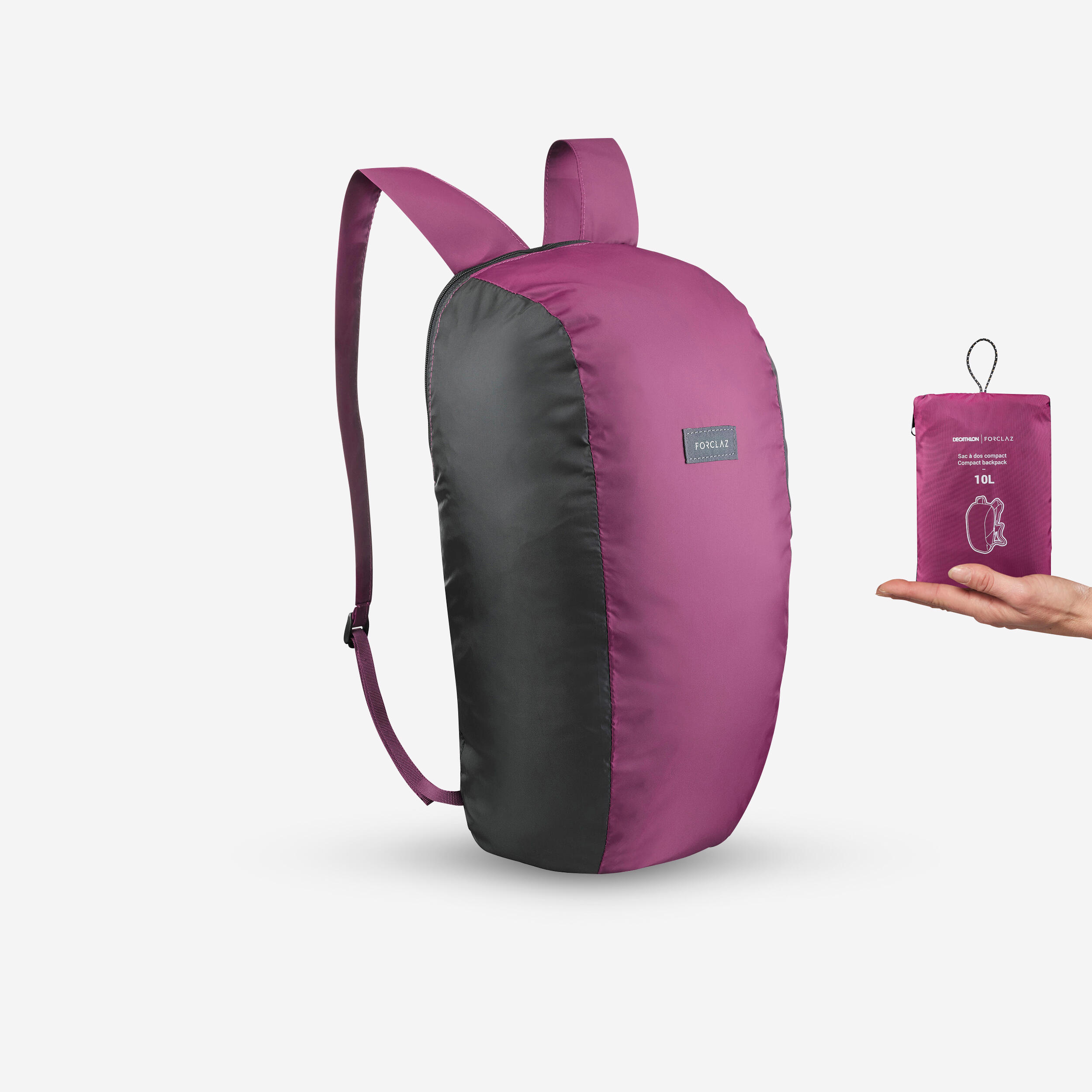 Foldable Travel Backpack 10L - Purple