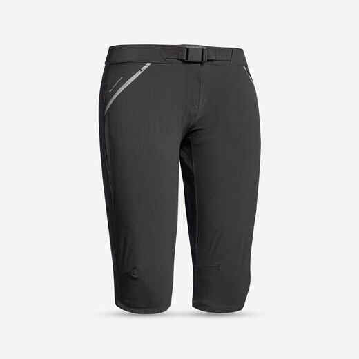 
      Braon ženske pantalone 3/4 za planinarenje MH500
  