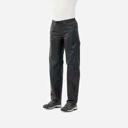 Surpantalon imperméable de randonnée - Raincut - Femme - Noir