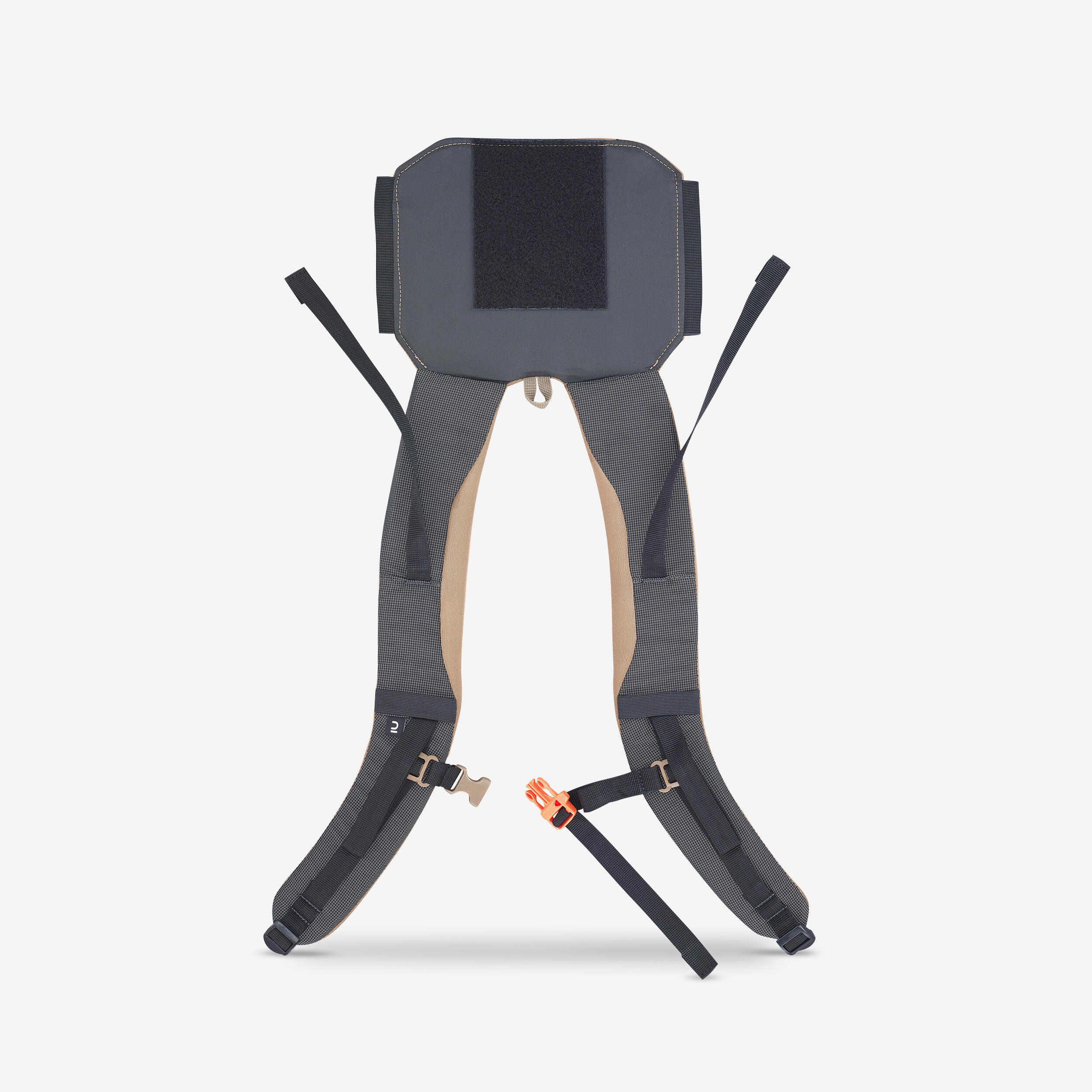 Forclaz - Bretelles De Remplacement Pour Sac À Dos Trek 500 Homme - Bretelle Sac À Dos - Sav Sports Montagne / Marche Sportive - Noir - Taille Unique