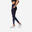 Legging avec poche téléphone Fitness Cardio Femme Bleu