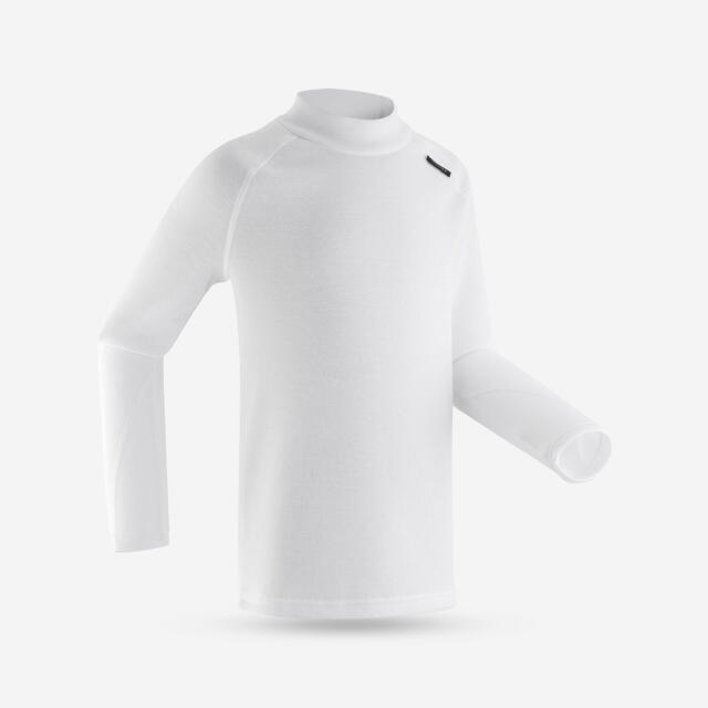 WEDZE Primera capa superior nieve niños blanco - BL100