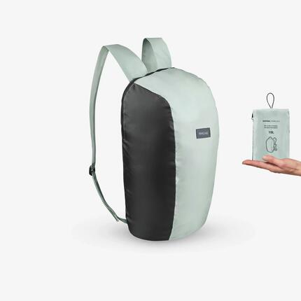 Sac à dos de poche pliable 10L, Travel 100 bleu