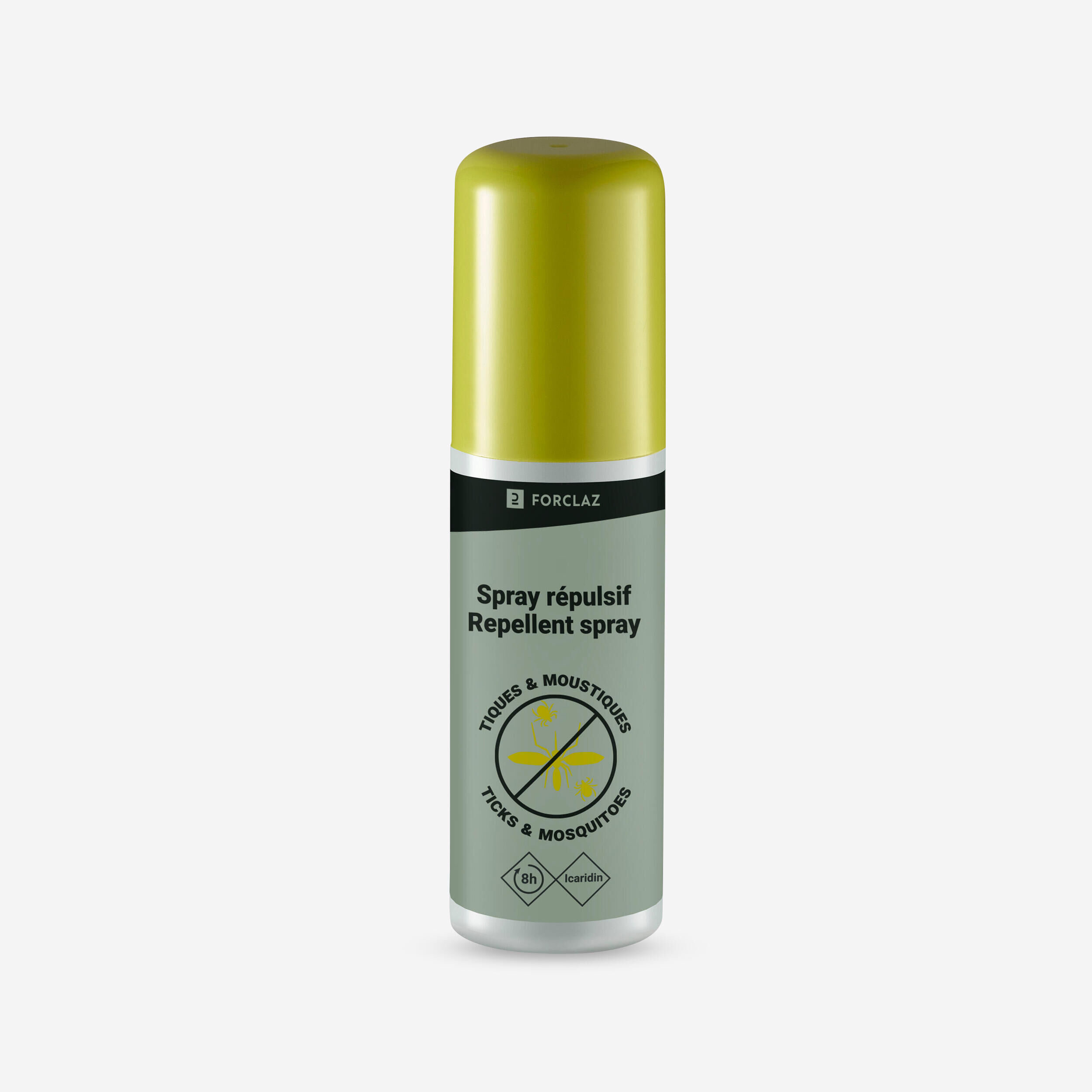 FORCLAZ Anti-mosquito and tick repellent spray  Icaridin - 100 ml ES