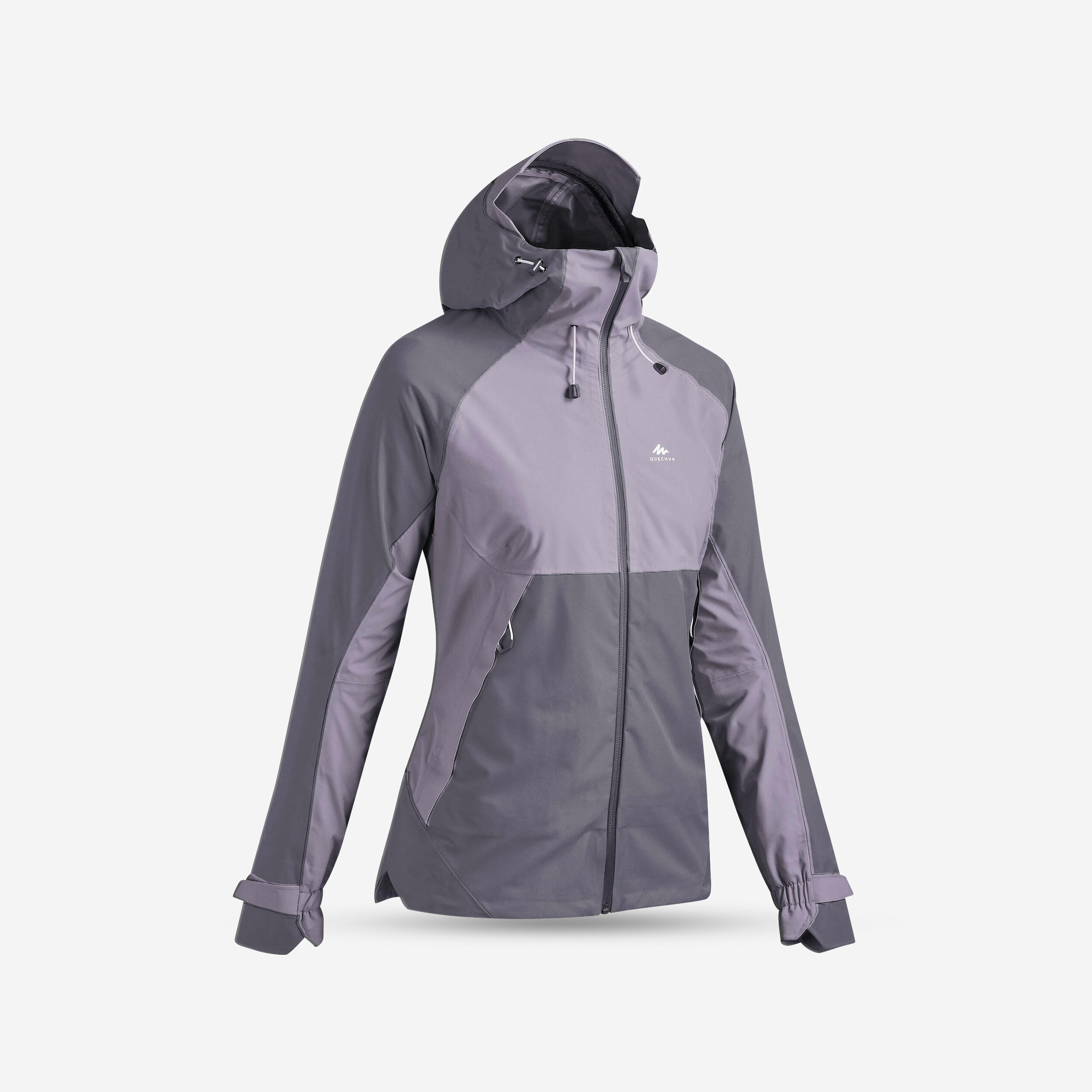 Women s Waterproof Mountain Walking Jacket MH500 QUECHUA Decathlon