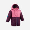 Baby Ski Jacket WARM LUGIKLIP - Purple and Pink
