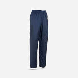 KIDS’ WATERPROOF HIKING OVER TROUSERS - MH100 7-15 YEARS - BLUE