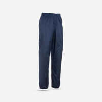 KIDS’ WATERPROOF HIKING OVER TROUSERS - MH100 7-15 YEARS - BLUE