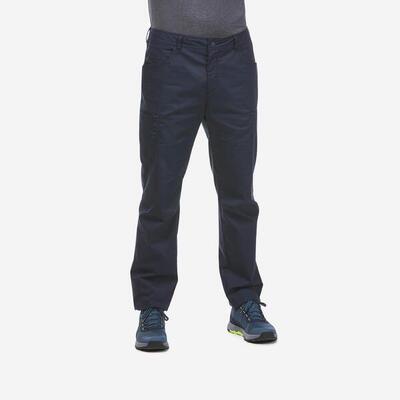 Pantaloni montagna uomo NH500 REGULAR marroni