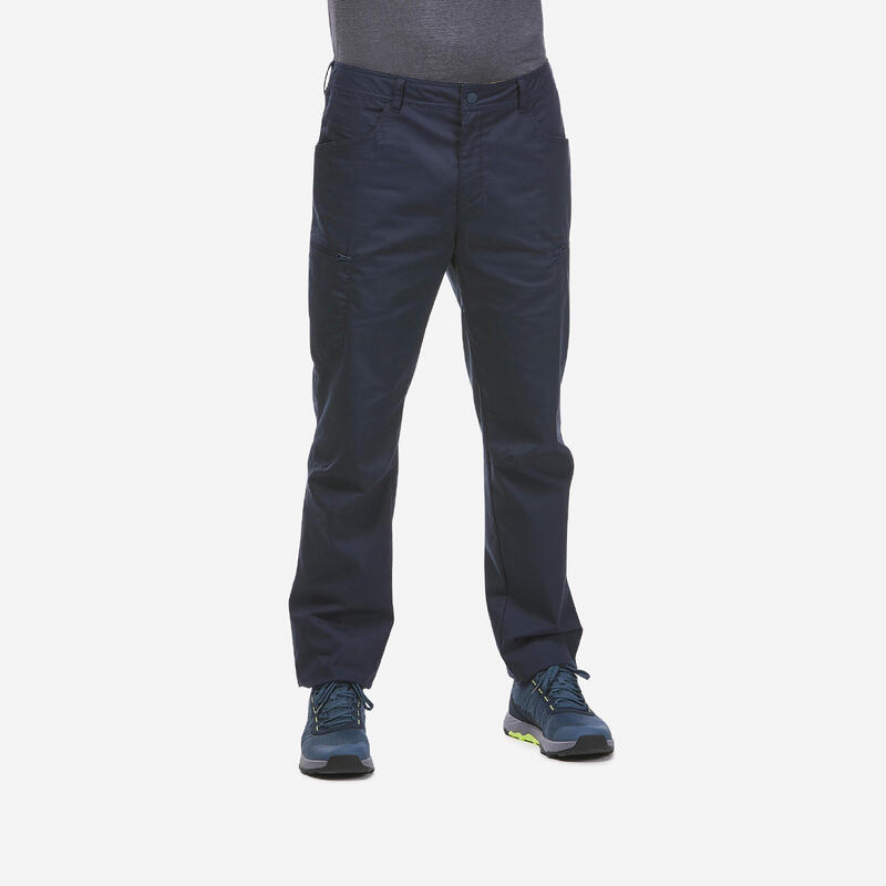 Pantalon Regular Drumeție NH500 Albastru Bărbați