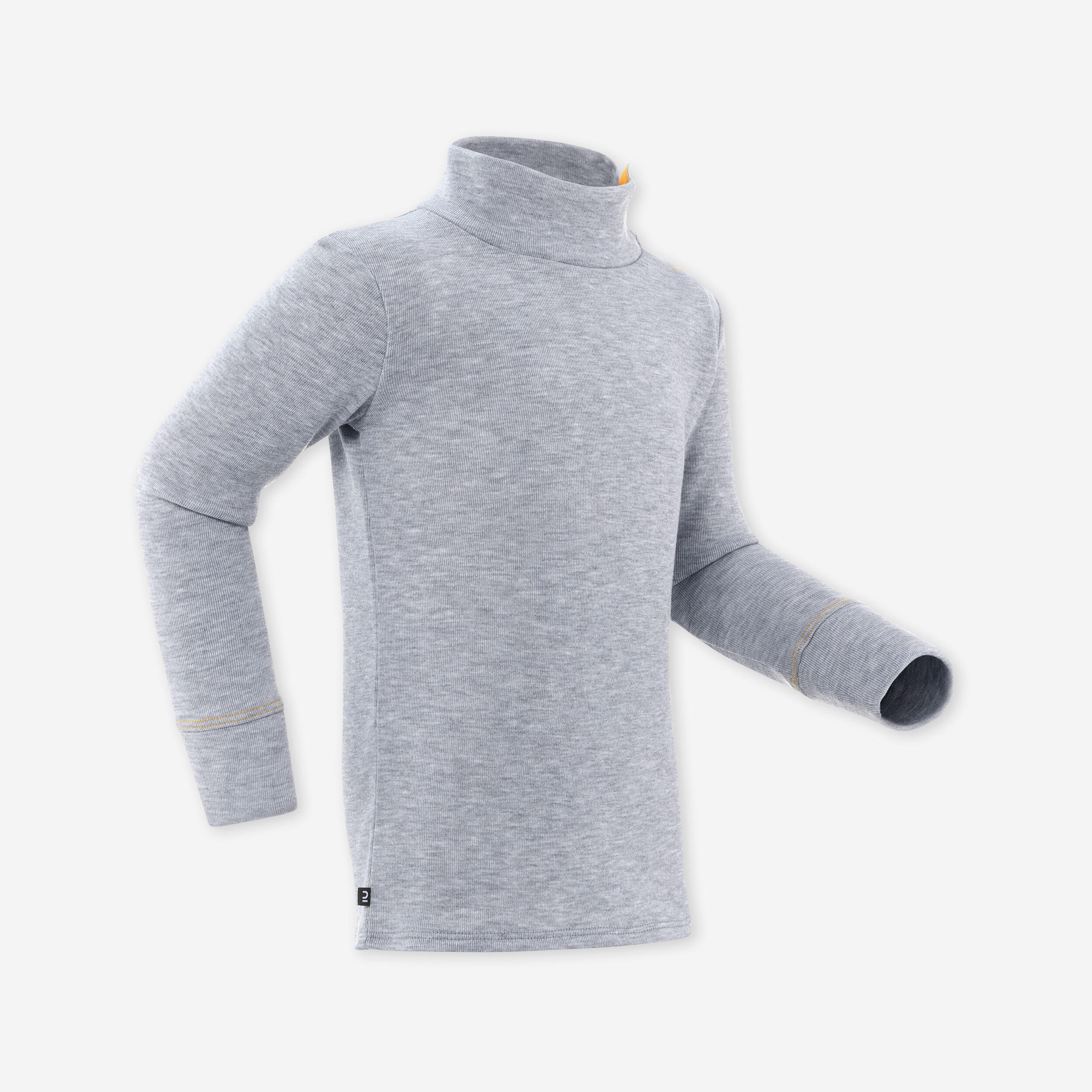 wedze Base layer top, Baby ski first layer WARM grey-picture-11