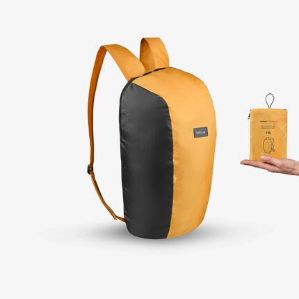 Sac à dos de poche pliable 10L, Travel 100 bleu