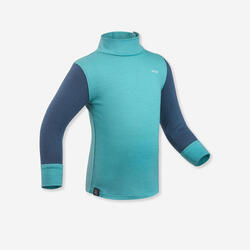 Merino thermoshirt voor peuters MERIWARM turquoise