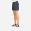 Kratke hlače za planinarenje HN500 Regular ženske mornarski plave