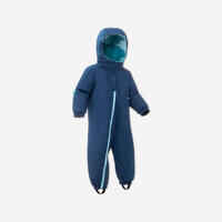 WARM BABY SKI SUIT - 500 WARM LUGIKLIP - BLUE