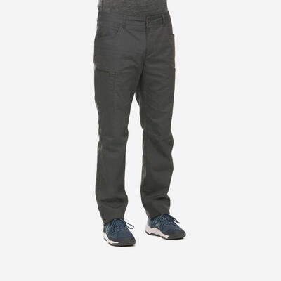 Pantaloni montagna uomo NH500 REGULAR marroni