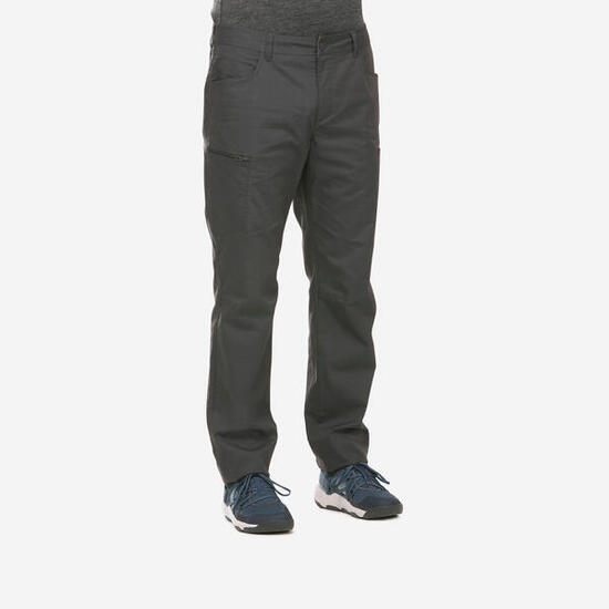 Pantalon de randonnée homme, NH500 Regular gris