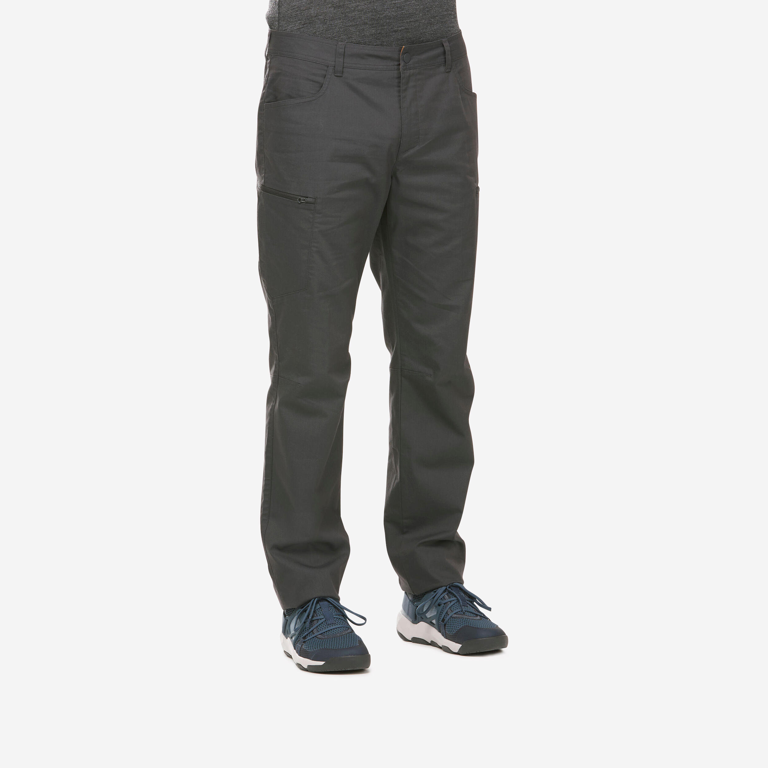 Quechua Men's Hiking Trousers NH500 Carbon Grey